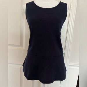 J. Crew Factory Navy Sleeveless Shell